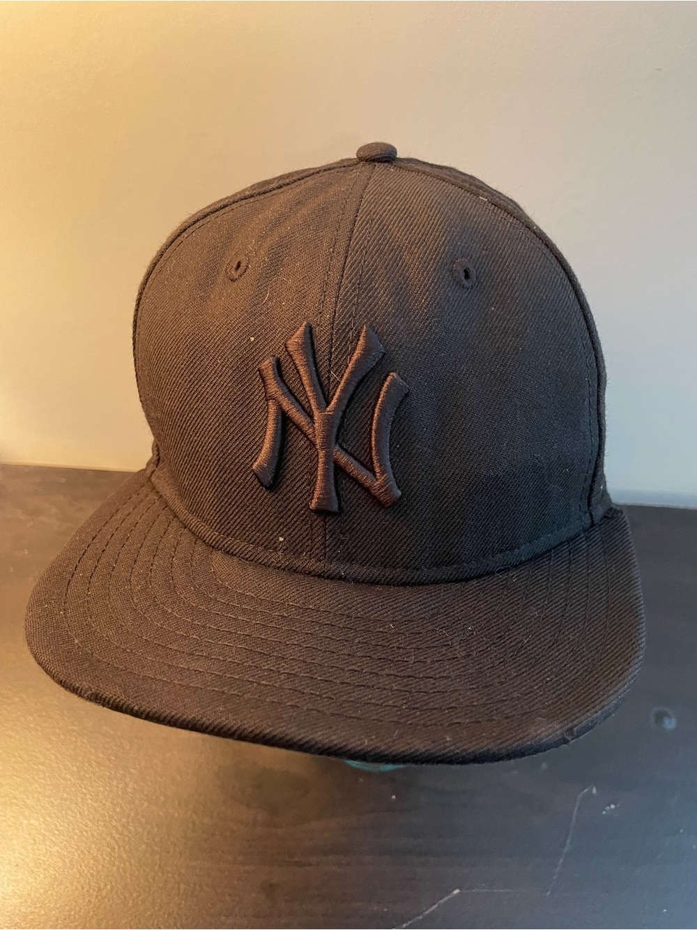 New Era Black NY Embroidered Snapback
